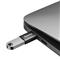BASEUS BASEUS INGENUITY adapter USB aljzat - Type-C, OTG, FEKETE ZJJQ000001 small