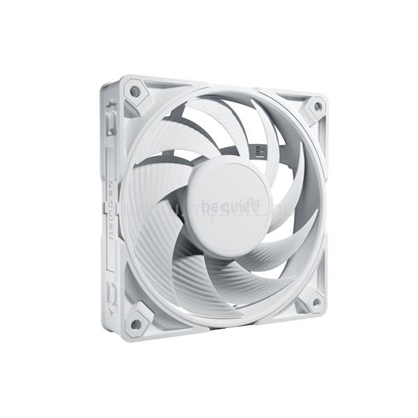 BE QUIET! Cooler 12cm - SILENT WINGS PRO 4 White 120mm PWM (3000rpm, 36,9dB, fehér)