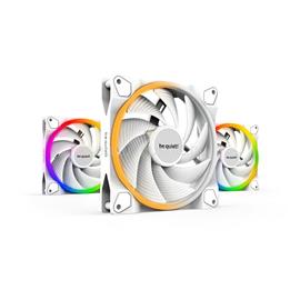BE QUIET! Cooler 14cm - LIGHT WINGS WHITE 140mm PWM Triple Pack (RGB, 2200rpm, 31dB, fehér) BL103 small