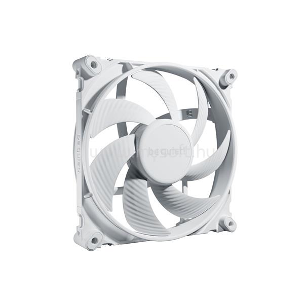 BE QUIET! Cooler 14cm - SILENT WINGS 4 White 140mm PWM high-speed (1900rpm, 29,3dB, fehér)