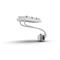 BE QUIET! CPU Water Cooler - LIGHT LOOP IO LCD 360mm (3x120mm, cső hossza: 400mm, fehér) BW033 small