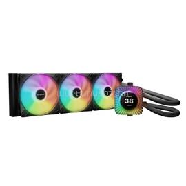BE QUIET! CPU Water Cooler - LIGHT LOOP IO LCD 360mm (3x120mm, cső hossza: 400mm, fekete) BW032 small