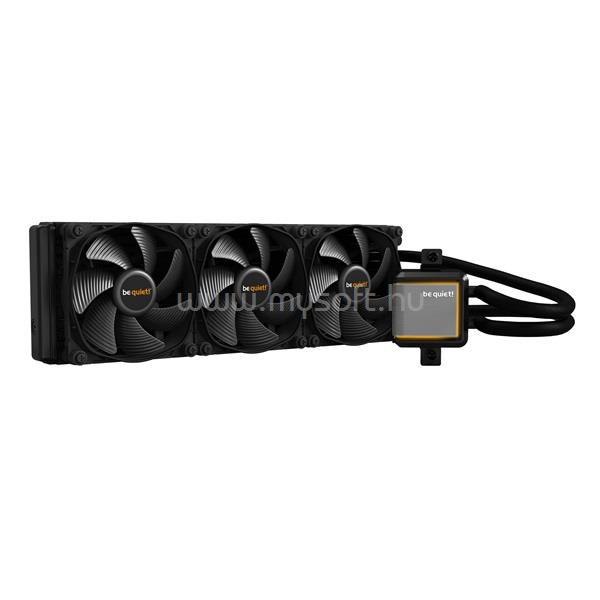 BE QUIET! CPU Water Cooler - SILENT LOOP 2 360mm (3x120mm, 2800rpm, csatlakozó: 3pin+3pin, cső hossza: 400mm)