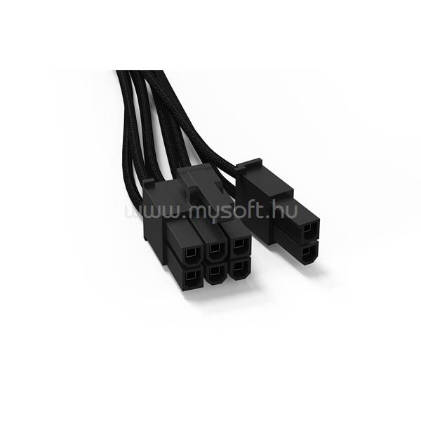 BE QUIET! Kábel - PCI-E Power Cable CP-6610 (6+2 tű, 1 csatlakozó, erenként harisnyázott, 60 cm, fekete)