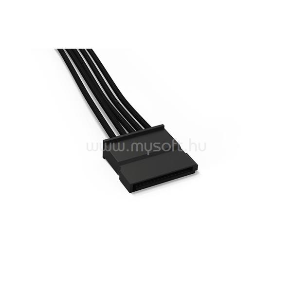 BE QUIET! Kábel - S-ATA Power Cable CS-3310 (SATA, 1 csatlakozó, erenként harisnyázott, 30 cm, fekete)