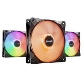 BE QUIET! LIGHT WINGS LX 120mm PWM high-speed Triple-Pack ház hűtő ventilátor (RGB, 2100rpm, 30,9dB, fekete) BL124 small