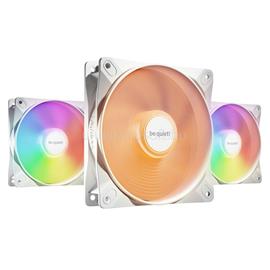 BE QUIET! LIGHT WINGS LX 120mm PWM high-speed White Triple-Pack ház hűtő ventilátor (RGB, 2100rpm, 30,9dB, fehér) BL125 small