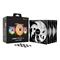 BE QUIET! LIGHT WINGS LX 140mm PWM Triple-Pack ház hűtő ventilátor (RGB, 1200rpm, 22,9dB, fekete) BL127 small