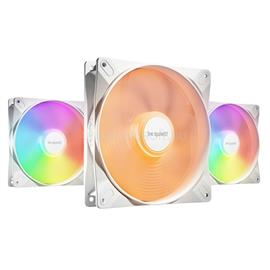 BE QUIET! LIGHT WINGS LX 140mm PWM White Triple-Pack ház hűtő ventilátor (RGB, 1200rpm, 22,9dB, fehér) BL128 small