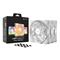BE QUIET! LIGHT WINGS LX 140mm PWM White Triple-Pack ház hűtő ventilátor (RGB, 1200rpm, 22,9dB, fehér) BL128 small