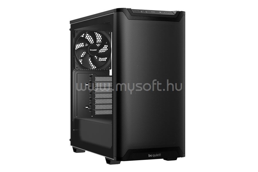 BE QUIET! PURE BASE 501 Airflow Fekete (Táp nélküli) ablakos ATX ház