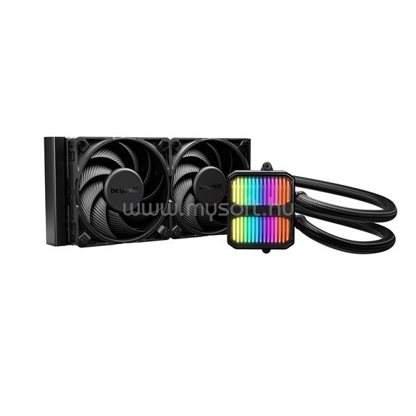 BE QUIET! SILENT LOOP 3 240mm Black CPU vízhűtés (2x120mm, csatlakozó: 3pin, cső hossza: 400mm, fekete)