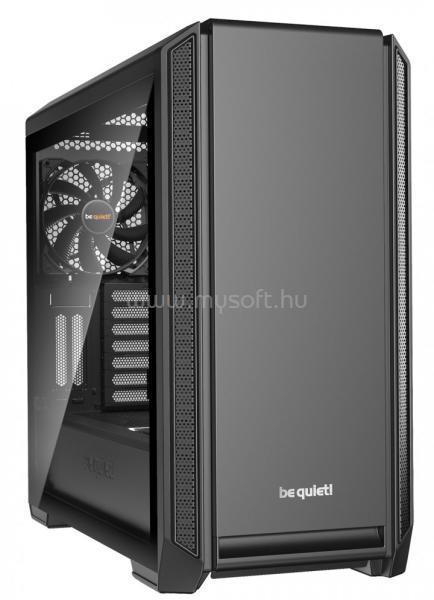 BE QUIET SILENT BASE 601 Midi Tower Fekete (Táp nélküli) ablakos E-ATX ház