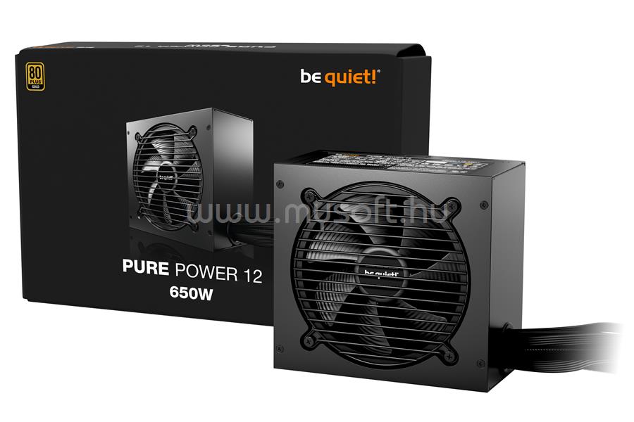 BE QUIET tápegység PURE POWER 12 650W 80+ Gold