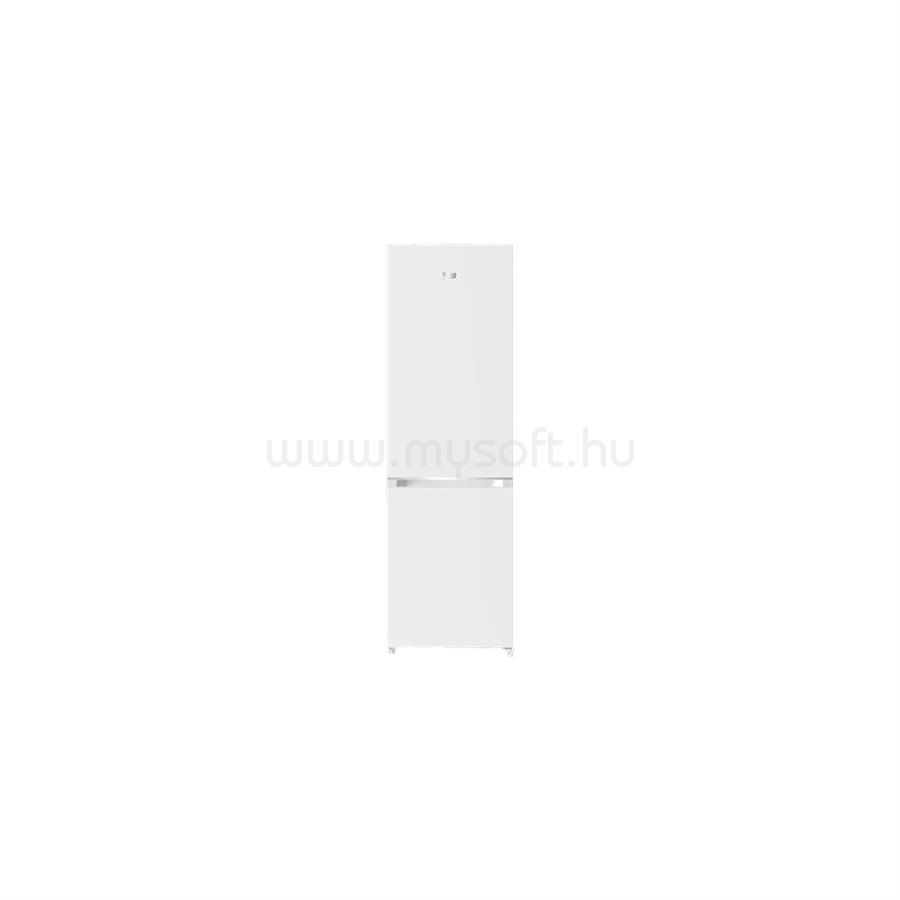 BEKO B1RCSO264W alulfagyasztós hűtőszekrény, E energiaosztály, 187 l (hűtőtér) + 75l (fagyaszótér)