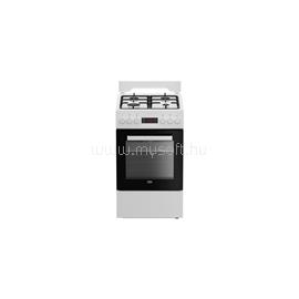 BEKO FSM52330DWDS HU szabadonálló kombinált tűzhely 50 × 60 cm, 60 literes elektromos sütővel, A energiaosztály BEKO_FSM52330DWDS_HU small