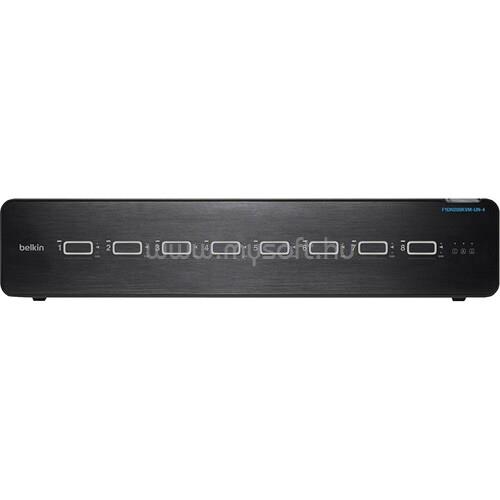 BELKIN 8P DUAL HEAD DP/HDMI TO DP/HDMI VIDEO SECURE DT KVM SWITCH PP4.0