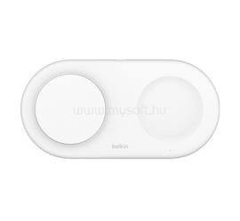 BELKIN asztali töltő 2in1 15W, Qi2, FEHÉR WIZ021VFWH small