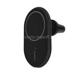 BELKIN BOOST CHARGE autós tartó (szellőzőre, mágneses, 10W, wireless) FEKETE WIC004BTBK-NC small