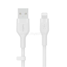 BELKIN BOOST CHARGE Flex Silicone cable USB-A to Lightning - 3M - White CAA008bt3MWH small