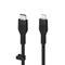 BELKIN BOOST CHARGE Flex Silicone cable USB-C to Lightning - 3M - Black CAA009bt3MBK small