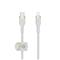 BELKIN BOOST CHARGE PRO Flex USB-C to LTG, Braided Silicone Cable - 2M - White CAA011bt2MWH small