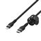 BELKIN BOOST CHARGE PRO Flex USB-C to LTG, Braided Silicone Cable - 3M - Black CAA011bt3MBK small
