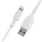 BELKIN BOOST CHARGE USB-A to Lightning Cable, PVC - 1M (2 PK) - White CAA001bt1MWH2PK small