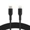BELKIN BOOST CHARGE USB-C to Lightning Cable, Braided - 2M - Black CAA004bt2MBK small
