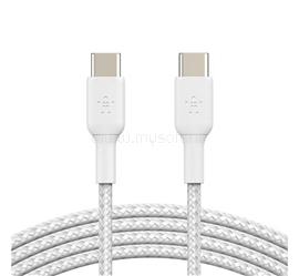 BELKIN BELKIN BoostCharge adatkábel Type-C - Type-C, 200cm, FEHÉR CAB024HQ2MWH small