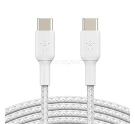 BELKIN BELKIN BOOSTCHARGE adatkábel Type-C - Type-C, 100cm, FEHÉR CAB004BT1MWH small