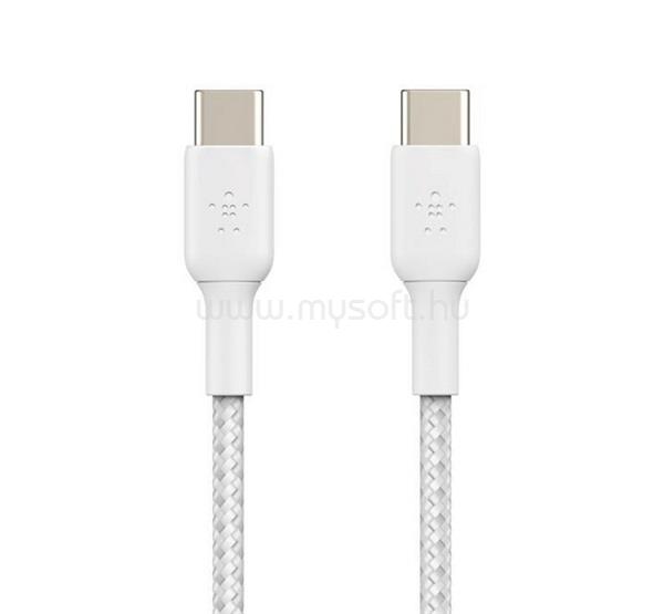 BELKIN BELKIN BOOSTCHARGE adatkábel Type-C - Type-C, 200cm, FEHÉR
