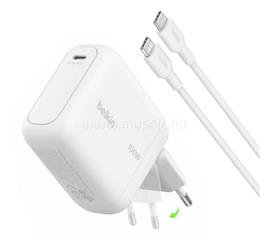 BELKIN BELKIN BoostCharge hálózati töltő Type-C aljzat 100W, PD gyorstöltő + Type-C kábel, FEHÉR WCH025DQ1.5WHB6 small