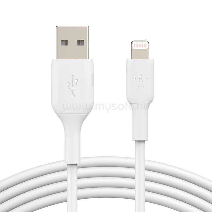 BELKIN BoostCharge Lightning to USB-A Cable 0.15m (fehér)