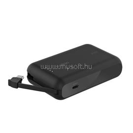 BELKIN BoostCharge Power Bank 10K, beépített USB-C kábellel fekete (BPB021hqBK) BPB021hqBK small