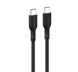 BELKIN BELKIN BoostCharge Pro adatkábel Type-C - Type-C, 200cm, FEKETE CAB024HQ2MBK small