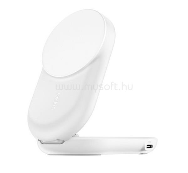 BELKIN BELKIN BOOSTCHARGE PRO asztali töltő 2in1 25W, Qi2, FEHÉR