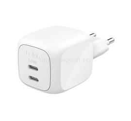 BELKIN BELKIN BOOSTCHARGE PRO hálózati töltő 2 Type-C aljzat 50W, PD gyorstöltő, FEHÉR WCH019KQWH small