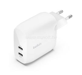 BELKIN BELKIN BOOSTCHARGE PRO hálózati töltő 2 Type-C aljzat 60W, PD gyorstöltő, FEHÉR WCB010VFWH small