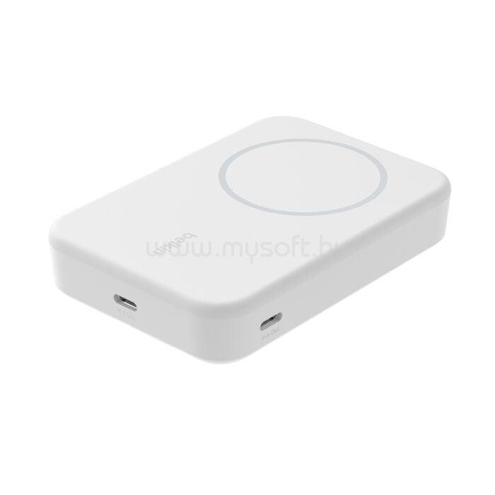 BELKIN BoostCharge Pro mágneses Power Bank 10K fehér (BPD008BTWH)