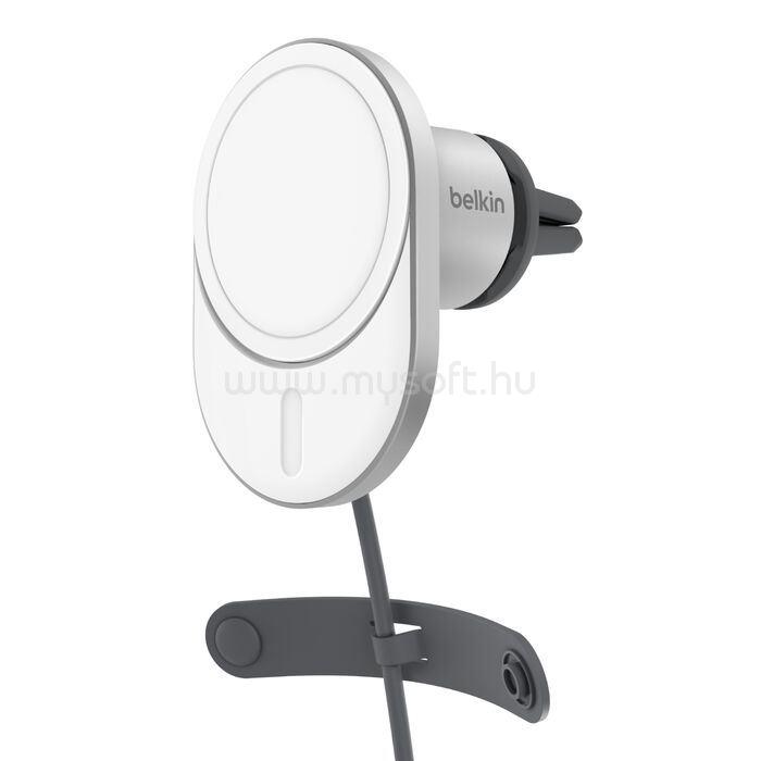 BELKIN BoostCharge Pro mágneses vezeték nélküli autós töltő 15W (WIC008btGR-NCV2)