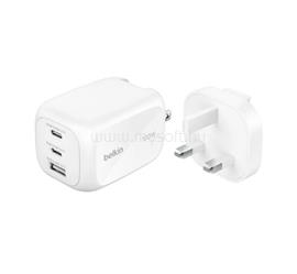 BELKIN BELKIN BOOSTCHARGE PRO utazó töltő USB+2 Type-C aljzat 100W, US, FEHÉR WCH016HQWH small