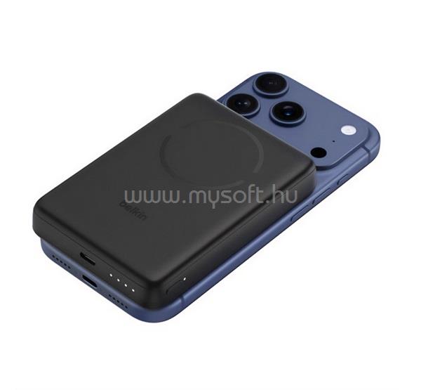 BELKIN BELKIN BOOSTCHARGE SLIM vésztöltő Type-C aljzat 10000mAh, LED jelzés, FEKETE