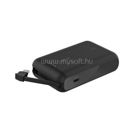 BELKIN BELKIN BOOSTCHARGE vésztöltő Type-C aljzat 10000mAh, LED jelzés + fix Type-C kábel, FEKETE BPB021FQBK small