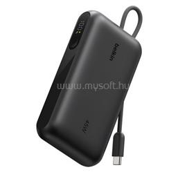 BELKIN BELKIN BOOSTCHARGE vésztöltő Type-C aljzat 20000mAh, LED kijelző + fix Type-C kábel, FEKETE BPB030HQBK small