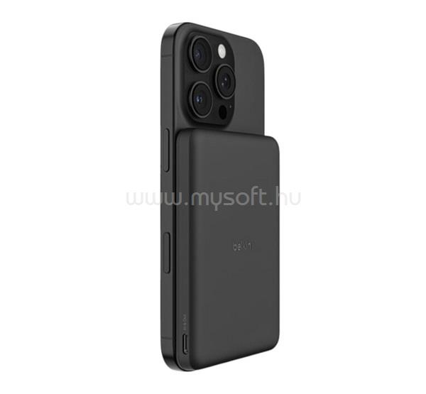 BELKIN BELKIN BOOSTCHARGE vésztöltő Type-C aljzat 5000mAh, wireless, FEKETE