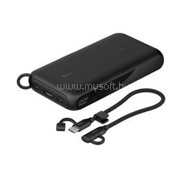 BELKIN BELKIN BoostCharge vésztöltő USB+2 Type-C aljzat 20000mAh, LED kijelző + Type-C kábel, FEKETE BPB028HQBK small