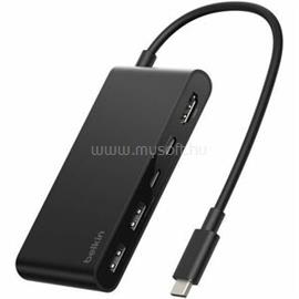 BELKIN CONNECT 5-IN-1 USB-C HUB WITH DUAL USB-C PORTS BLACK AVC022HQBK small