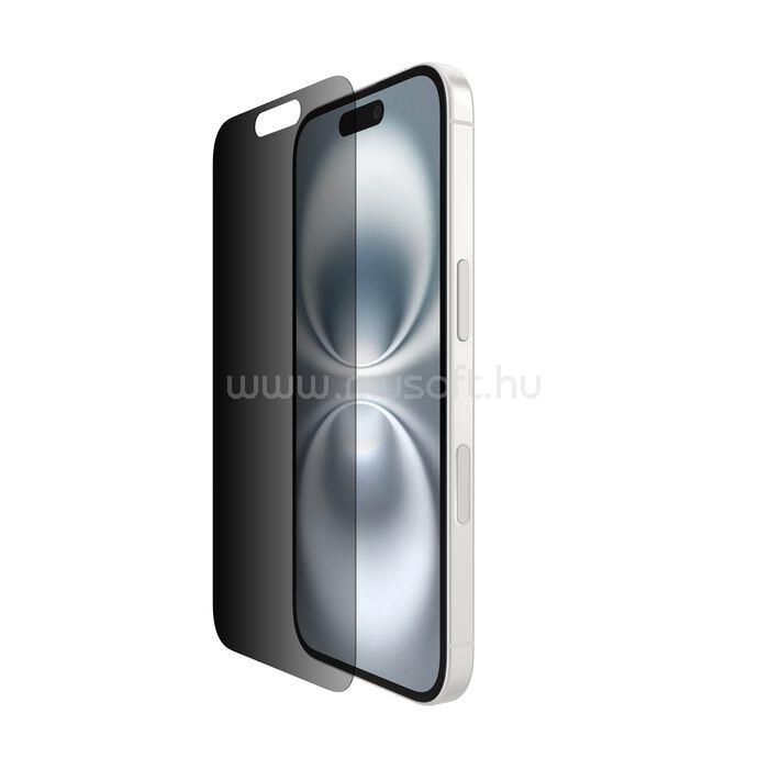 BELKIN ScreenForce InvisiGlass Privacy iPhone 16/15/14 Pro kijelzővédő (OVA167hq)