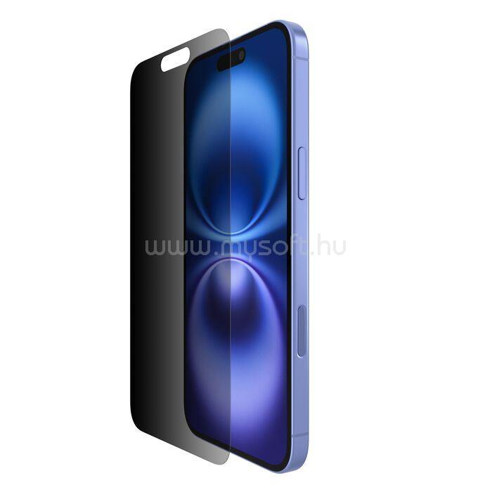 BELKIN ScreenForce InvisiGlass Privacy iPhone 16 Plus/15 Plus/14 Pro Max kijelzővédő (OVA168hq)